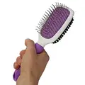 Double-Sided Pet Brush for Grooming & Massaging Dogs, Cats & Other Animals...