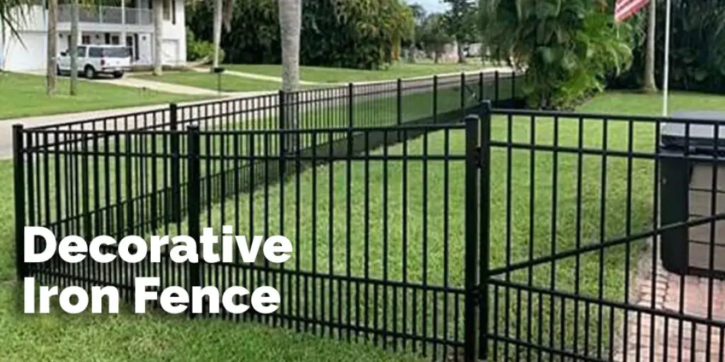 Decorative Iron Fence