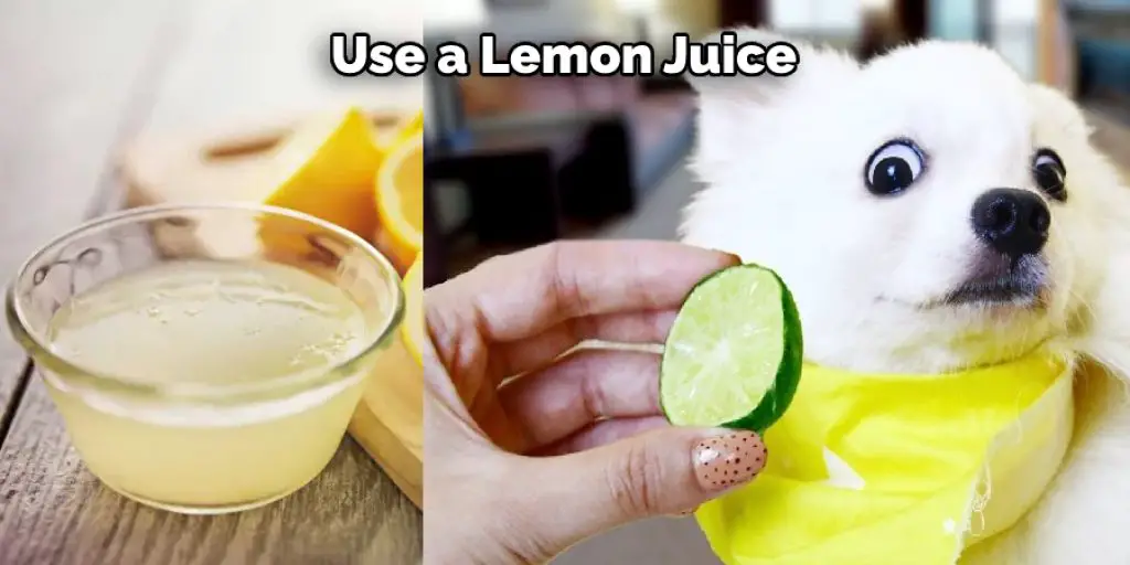 Use a Lemon Juice