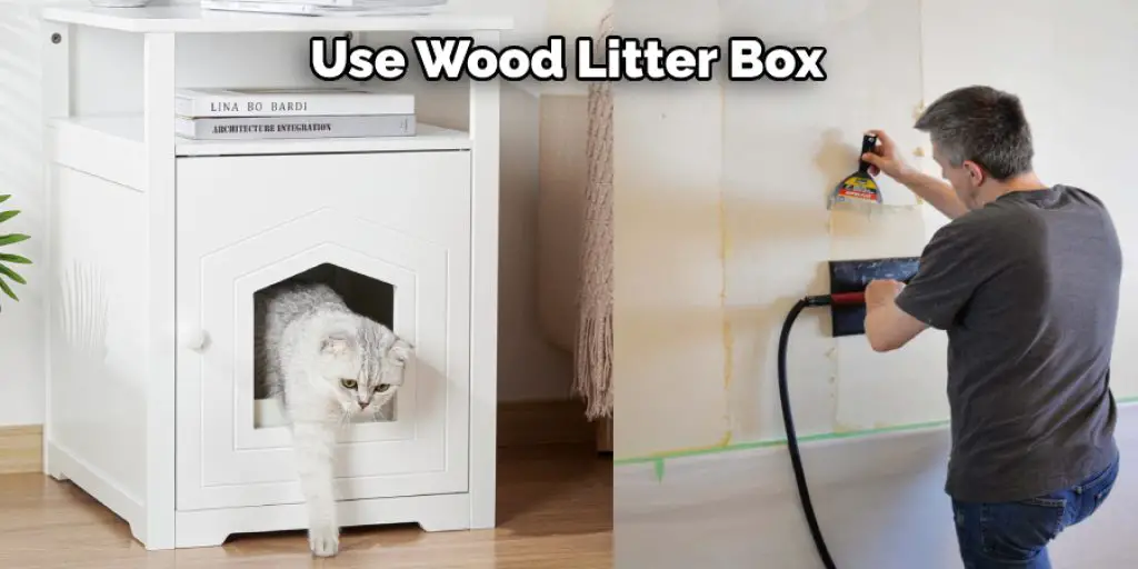 Use Wood Litter Box 