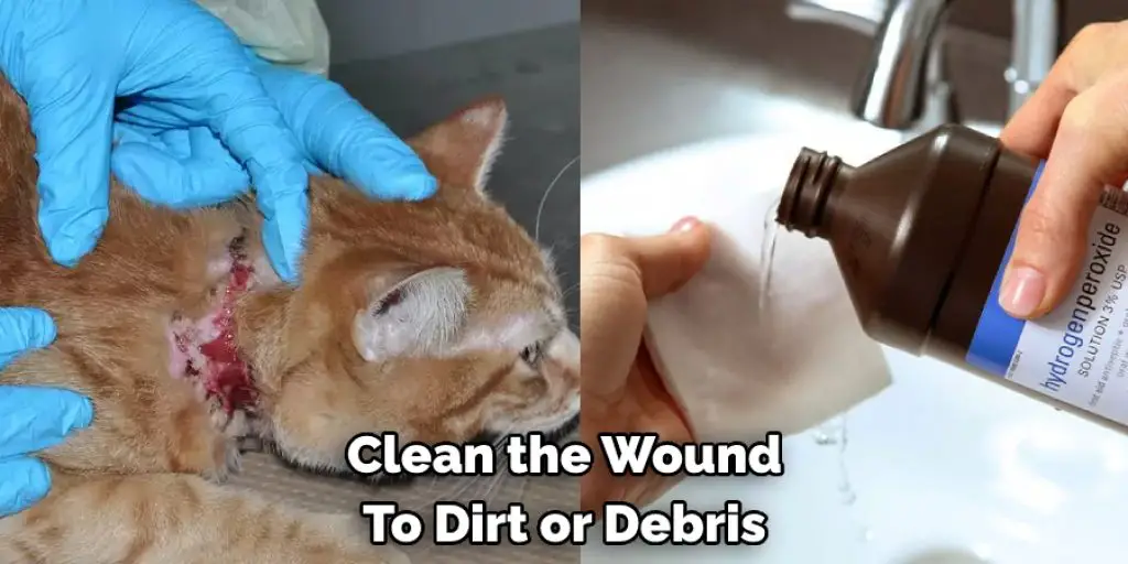 Clean the Wound  To Dirt or Debris 