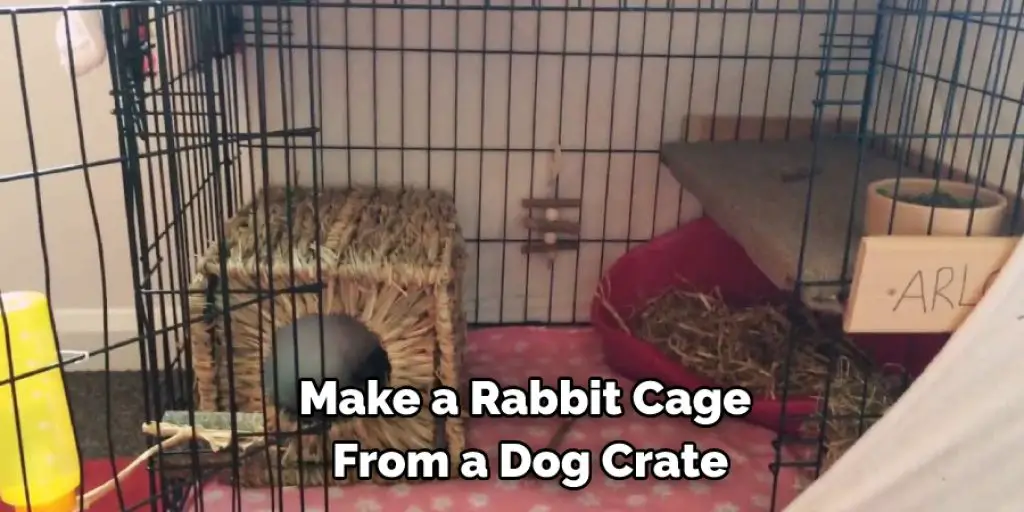 Make a Rabbit Cage  From a Dog Crate
