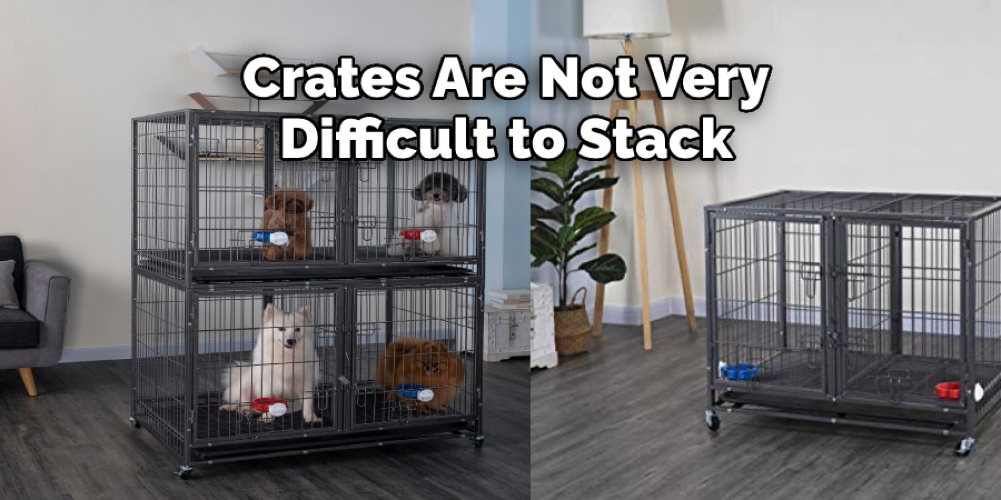 How to Stack Dog Crates 5 Stepe Technique