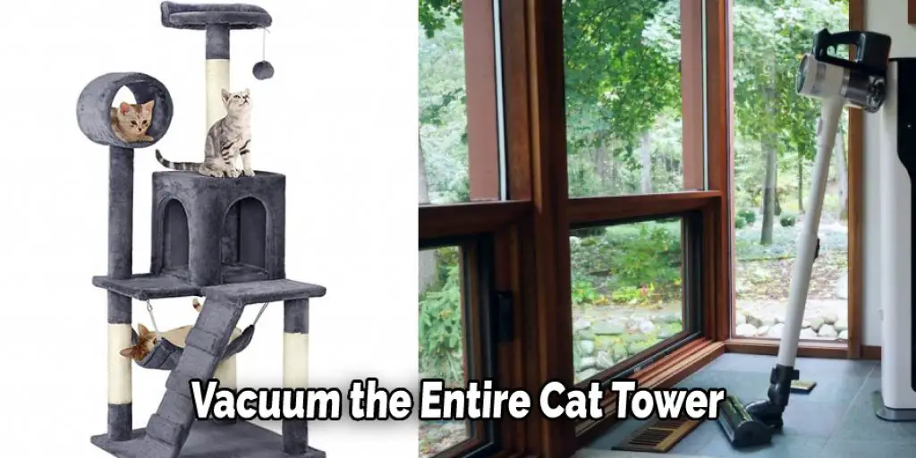 Vacuum the Entire Cat Tower