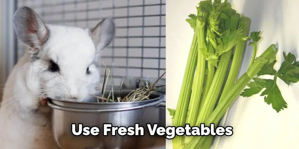 Use Fresh Vegetables 