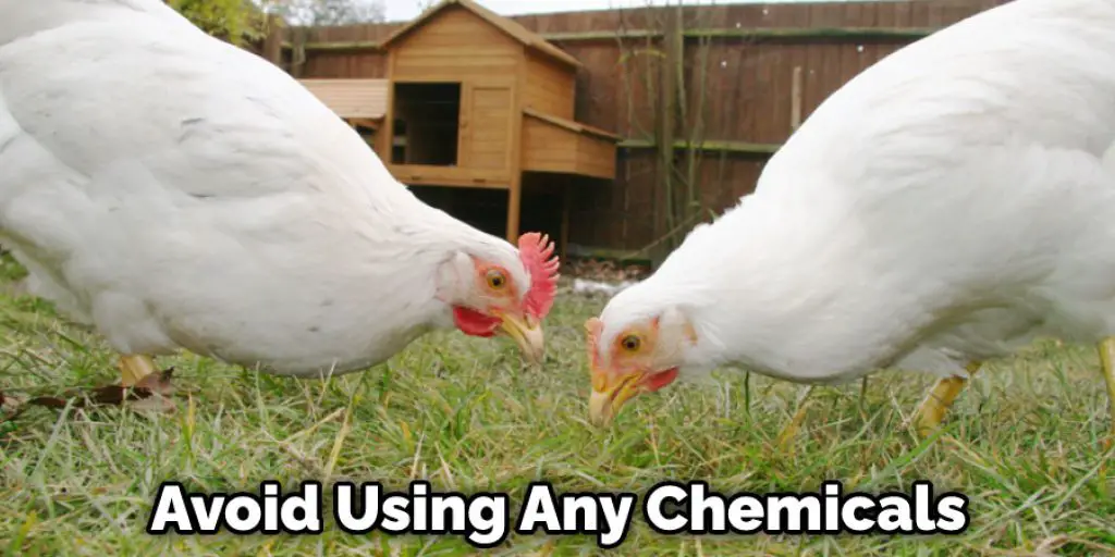 Avoid Using Any Chemicals