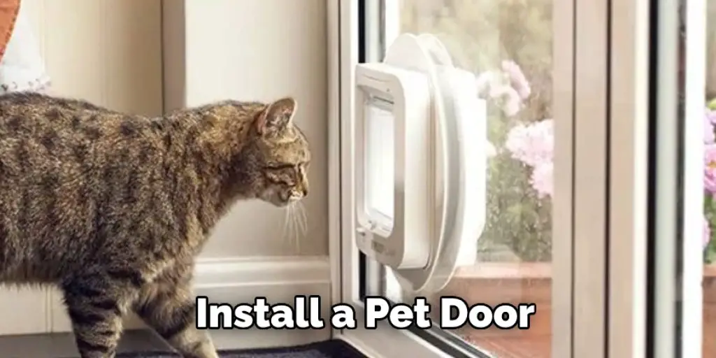Install a Pet Door