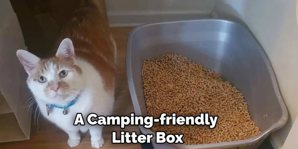 A Camping-friendly  Litter Box