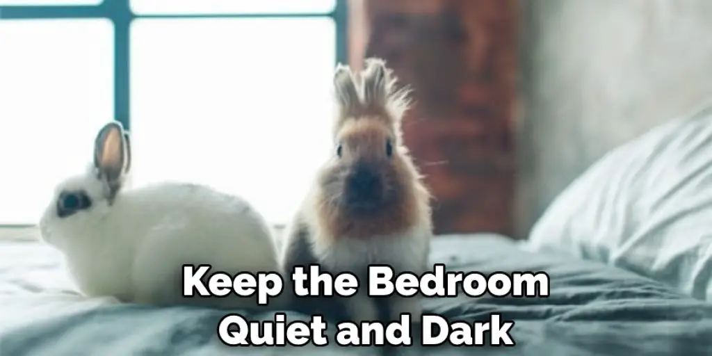 Keep the Bedroom  Quiet and Dark 