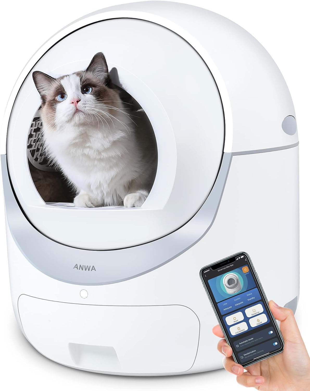 ANWA Automatic Cat Litter Box Self Cleaning Review