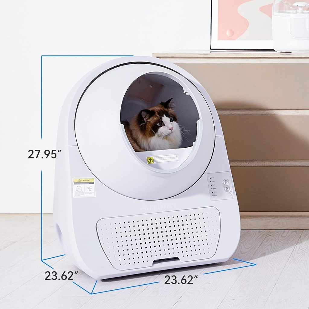 CATLINK Self Cleaning Automatic Litter Box, Double Odor Removal, Robot Litter Box for Cats from 3.3 pounds to 22 pounds (Young Version)