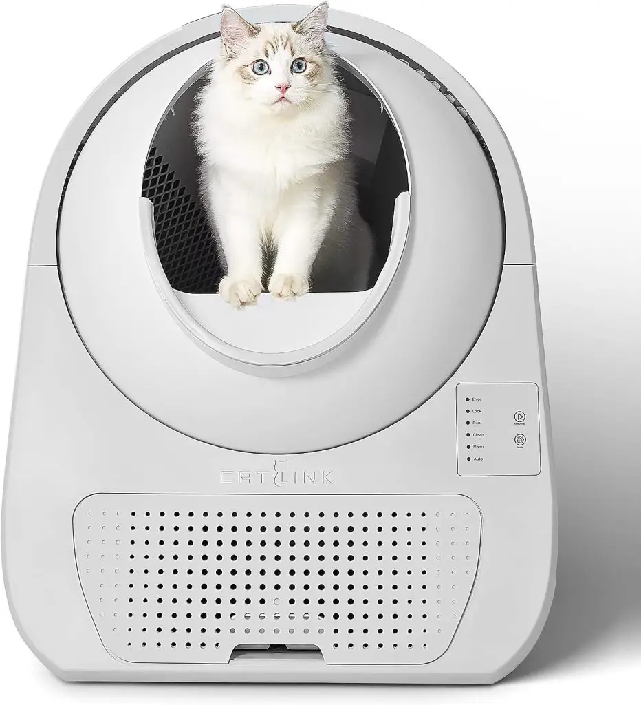 CATLINK Self Cleaning Automatic Litter Box, Double Odor Removal, Robot Litter Box for Cats from 3.3 pounds to 22 pounds (Young Version)