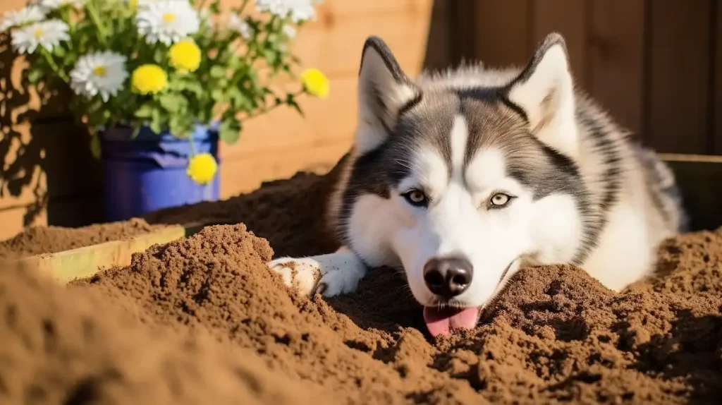 How To Stop A Husky From Digging