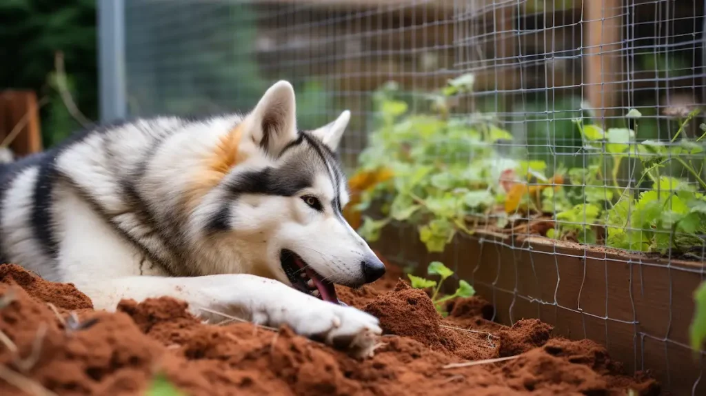 How To Stop A Husky From Digging